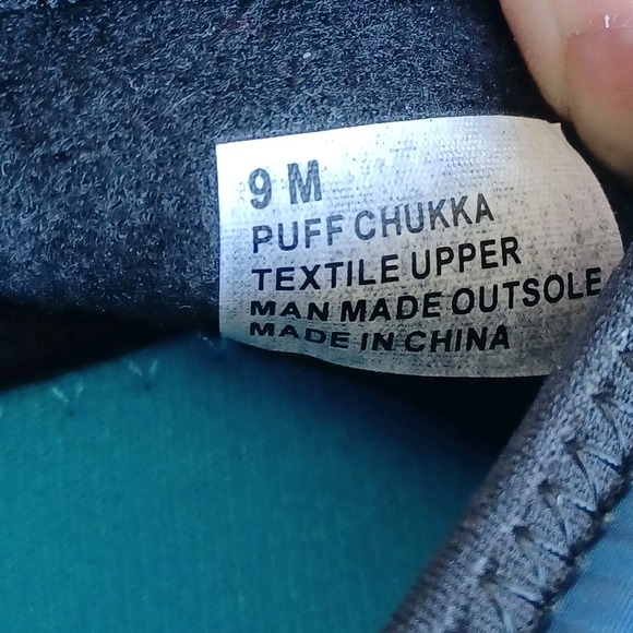 Hurley Puff Chukka Water Resistant Slip On Shoes Men Size 9 Blue - Picture 3 of 8